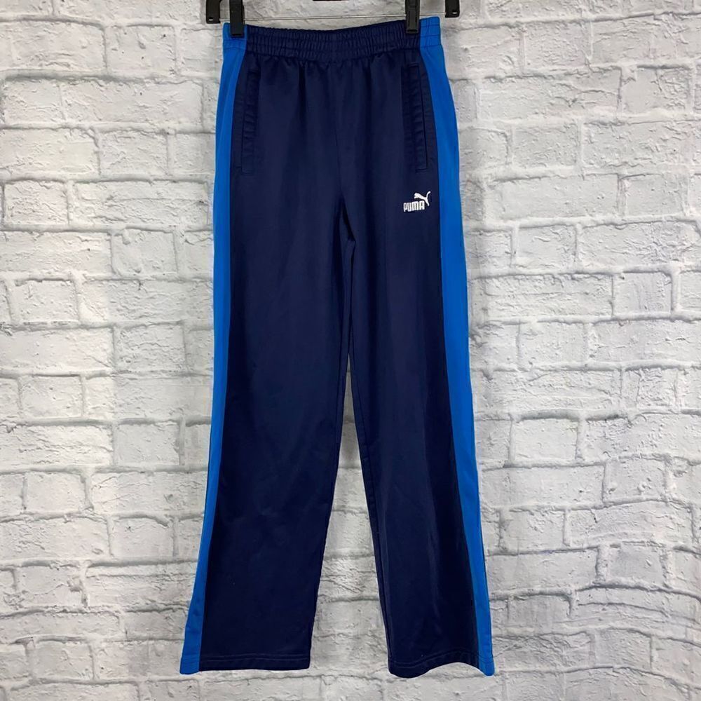 Puma boys pull on athletic pants w/elastic waistband sz L